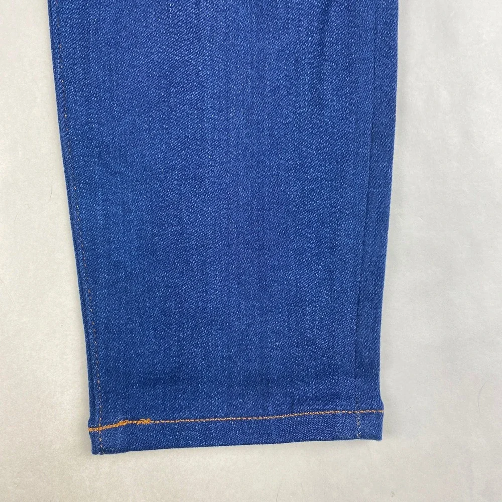 Denim Forum Jeans Women's Size 26 Blue The Arlo High Rise Straight 28L - Picture 5 of 13